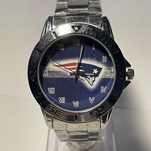 New England Patriots NFL Stainless-Steel Watch NEW